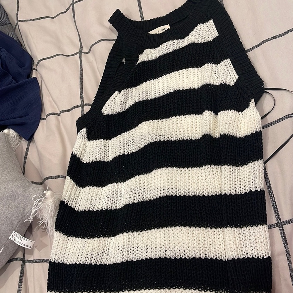 striped tank top